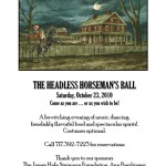 The Headless Horseman's Ball